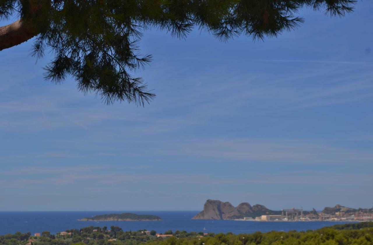 Gite Vue Mer La Cadiere-d'Azur Exterior photo